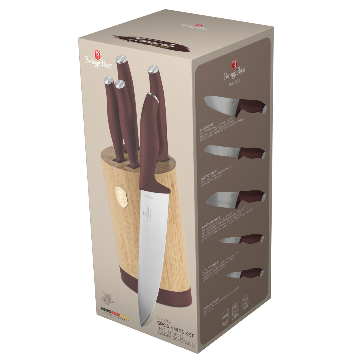 Berlinger Haus Knife Set 6 Pieces Leonardo