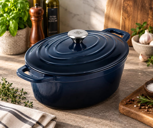 CS Solingen Xanten Cast Iron Pot 7.7 L – Black