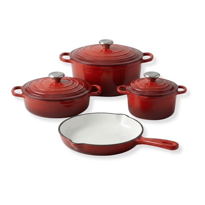 CS Solingen Cast Iron Pot Set – 7 Pieces