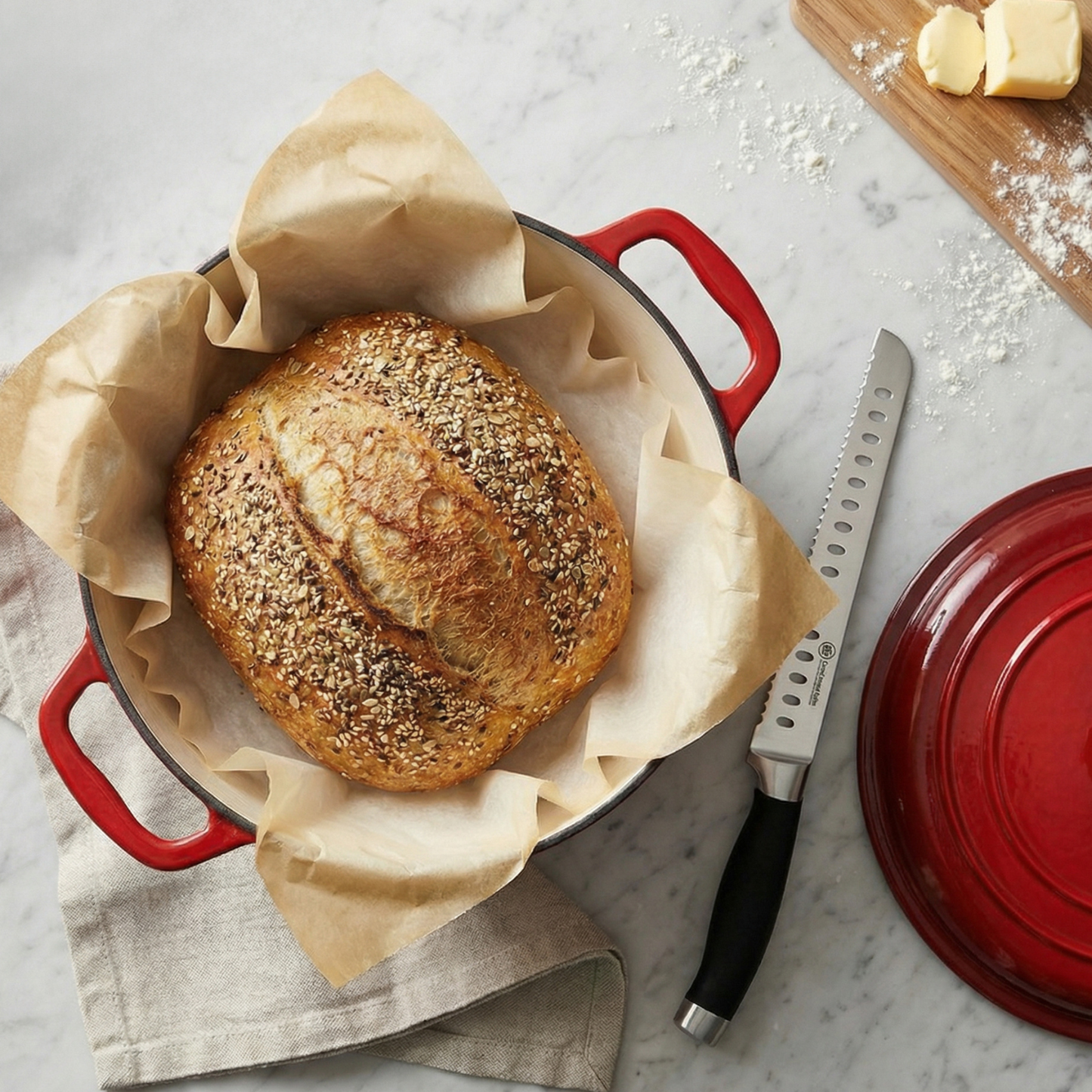 CS Solingen Cast Iron Pot Set – 7 Pieces