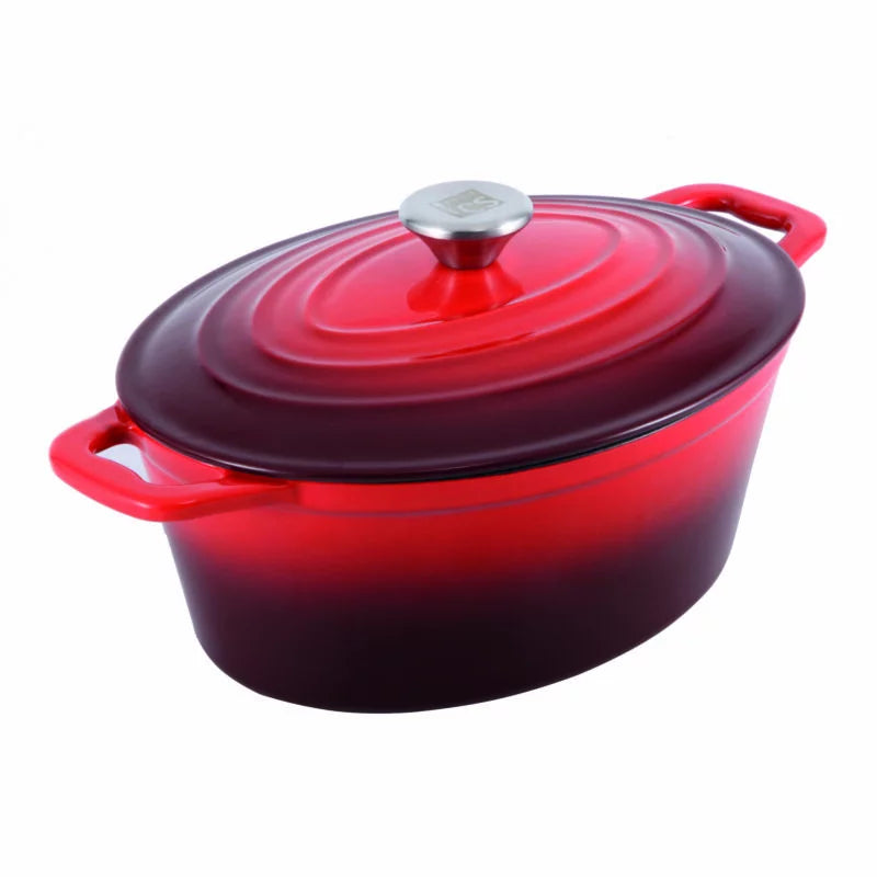 CS Solingen Xanten Cast Iron Pot 7.7 L – Red