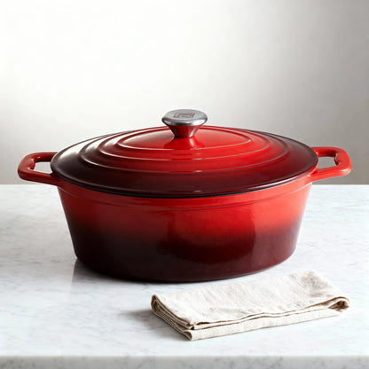 CS Solingen Xanten Cast Iron Pot 7.7 L – Red