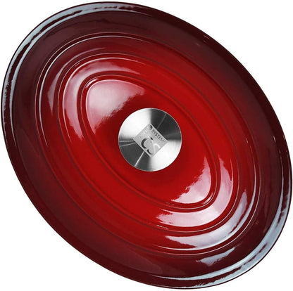 CS Solingen Xanten Cast Iron Pot 7.7 L – Red