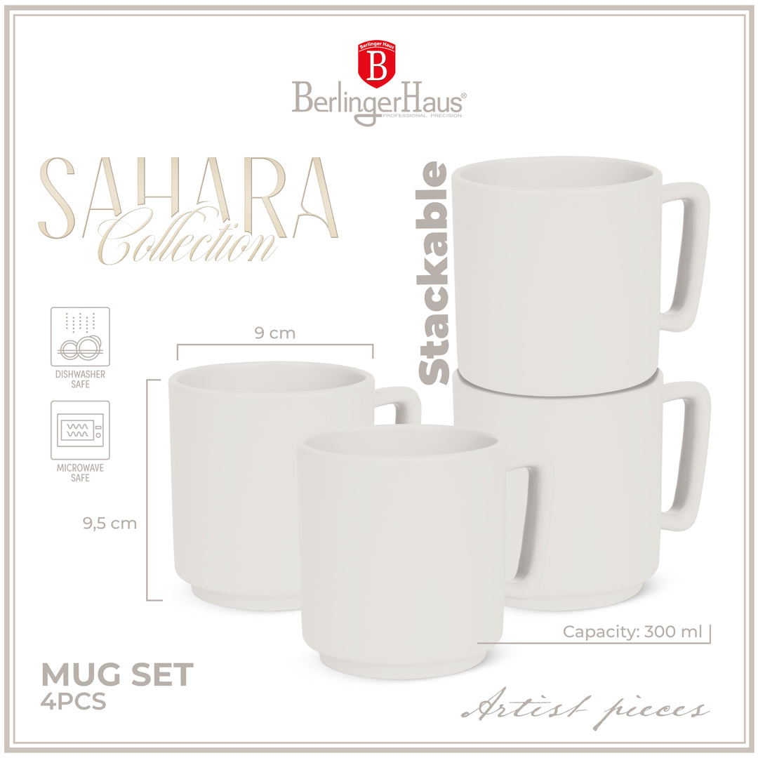 Berlinger Haus Sahara – 4-osainen mukisarja