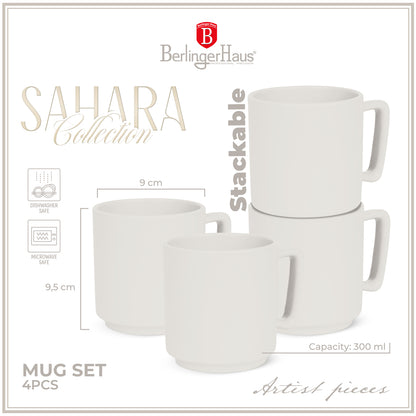 Berlinger Haus Sahara – 4-osainen mukisarja