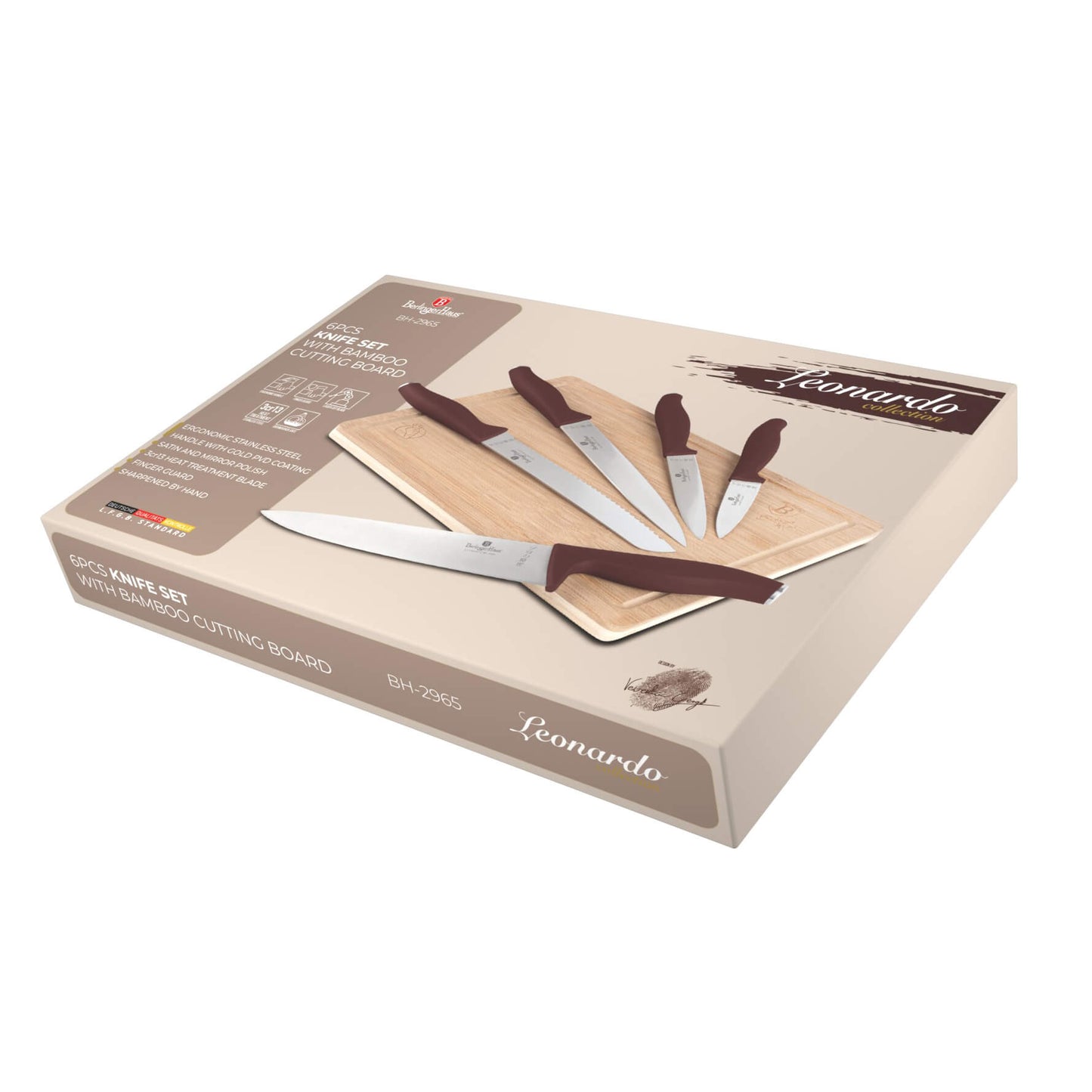 Berlinger Haus 6-Piece Knife Set Leonardo