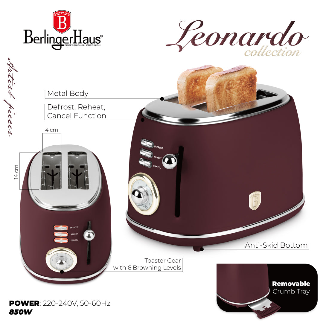 Berlinger Haus BH9520 Leonardo leivänpaahdin 