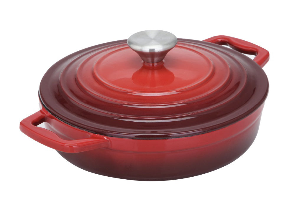 Sc Solingen valurautapata punainen - 22 cm 